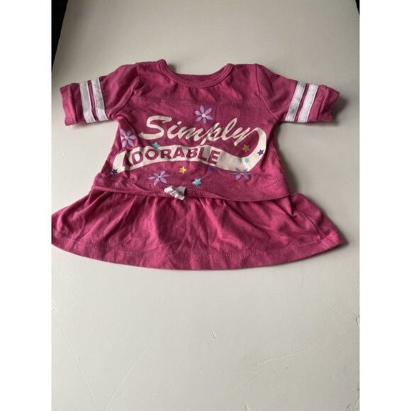 Kidgets Simply Adorable Baby Girls size 12 Months Pink Dress - Picture 5 of 5
